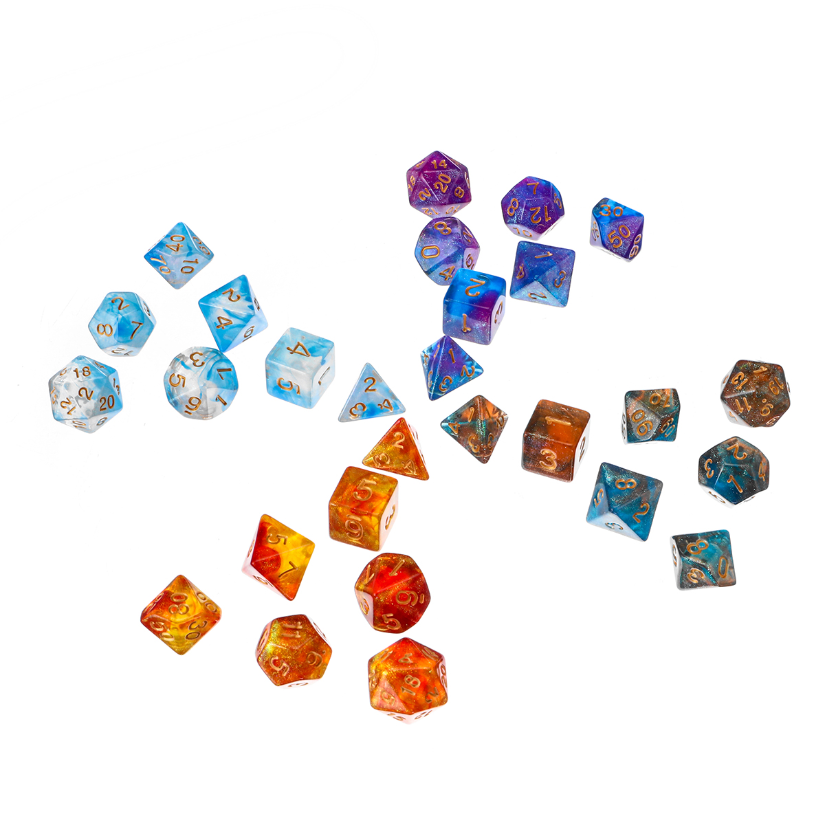 28Pcs-Galaxy-Concept-Polyhedral-Dice-Acrylic-Dices-Role-Playing-Board-Table-Game-With-Pouch-1709494-10