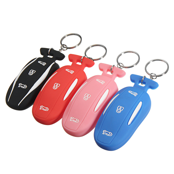 3-Button-Silicone-Smart-Remote-Key-Cover-Fob-Case-Key-Holder-With-Key-Chain-Fits-For-Tesla-Model-X-1193846-1
