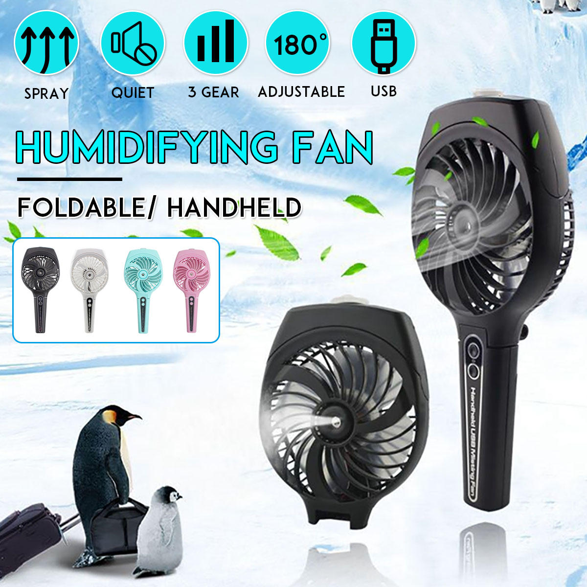 35mL-1800mAh-Portable-Mist-Spray-Cooling-Fan-Handheld-Humidifying-Mini-Fan-3-Speed-USB-Charging-Fan-1521075-1