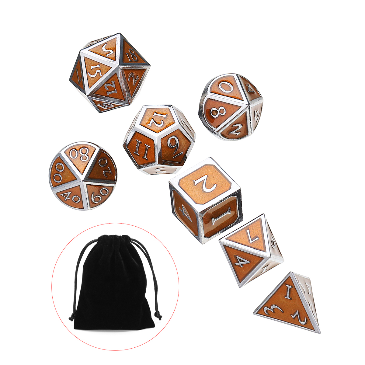7Pcs-Antique-Metal-Polyhedral-Dices-With-Bag-Copper-Color-For-Dungeons-Dragons-Game-1446543-1