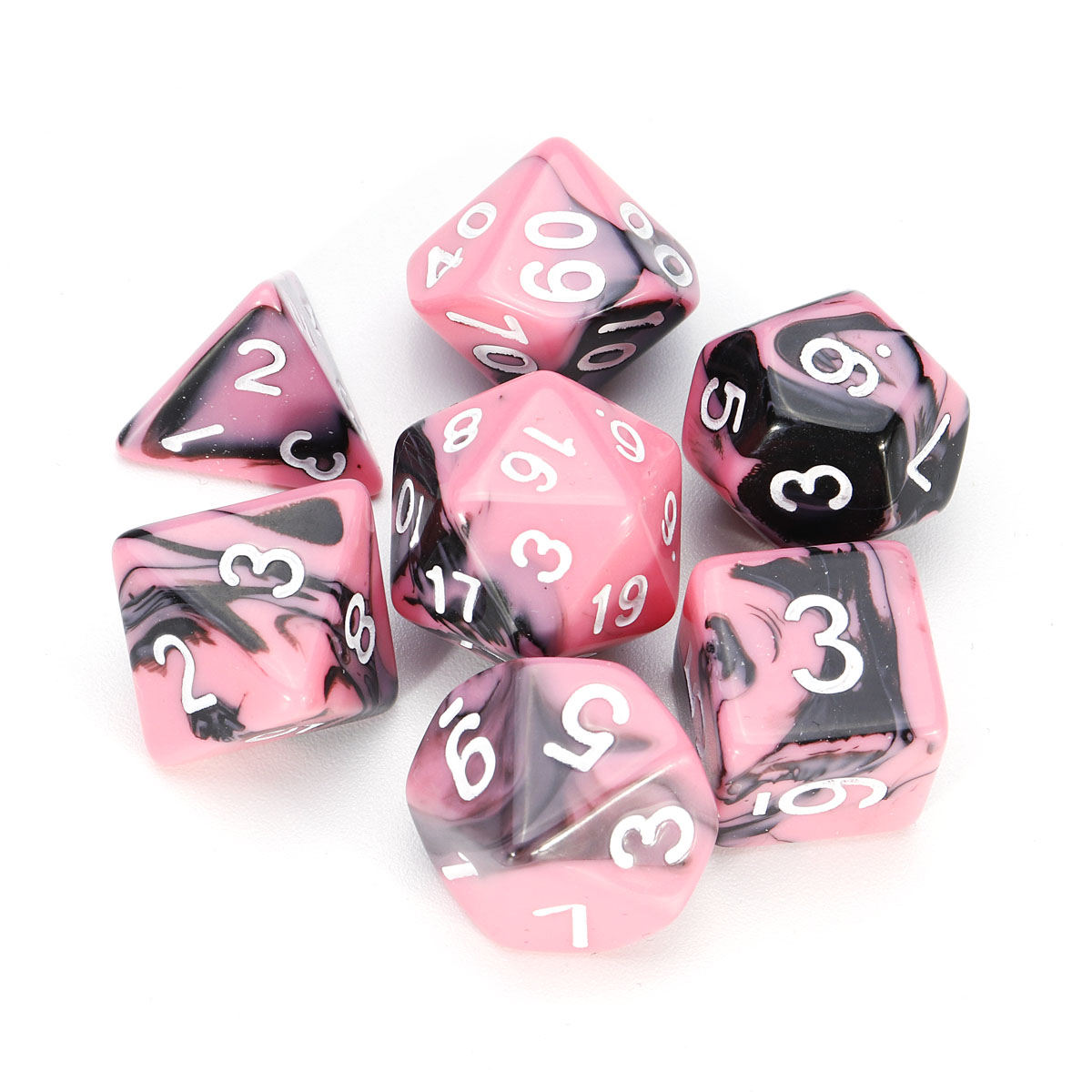 7Pcs-Polyhedral-Dices-Double-Color-For-Role-Playing-Game-Dice-Set-With-Storage-Bag-1422309-5