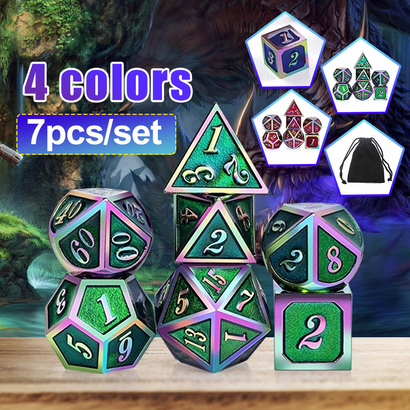 7PcsSet-Rainbow-Edge-Metal-Dice-Set-with-Bag-Board-Role-Playing-Dragons-Table-Game-Bar-Party-Game-Di-1576786-1