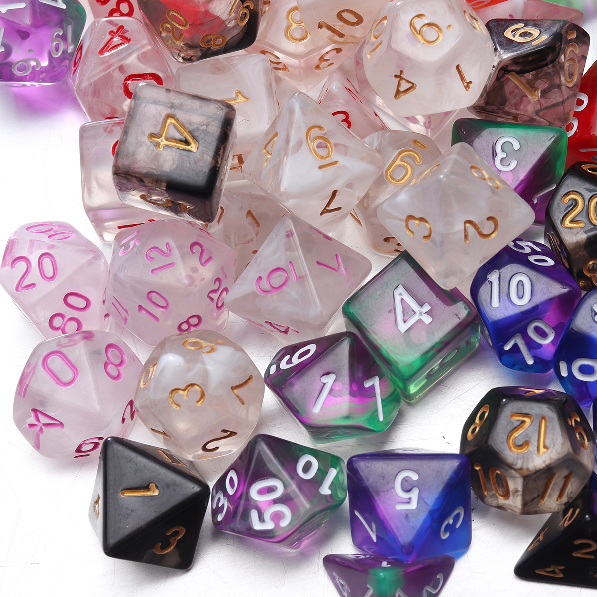 7pcs-Set-Embossed-Polyhedral-Dices-DND-RPG-MTG-Role-Playing-Board-Game-Dices-Set-1627969-2