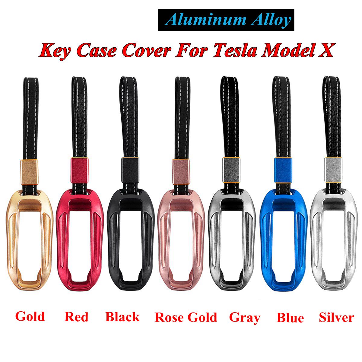 8-Colors-Aluminum-Alloy-Remote-Key-Cover-Fob-Case-Shell-w-Keychain-Fits-For-Tesla-Model-X-1399687-1