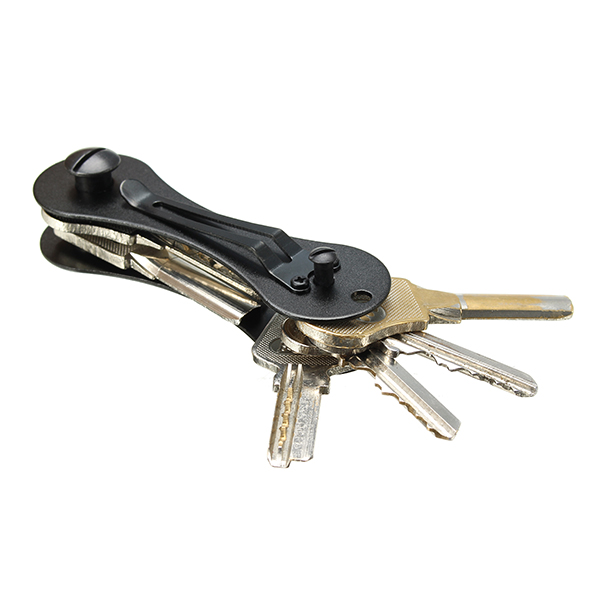 AOTDDOR-Aluminum-Black-Portable-Key-Clip-Holder-KeyChain-EDC-Tool-1092298-1