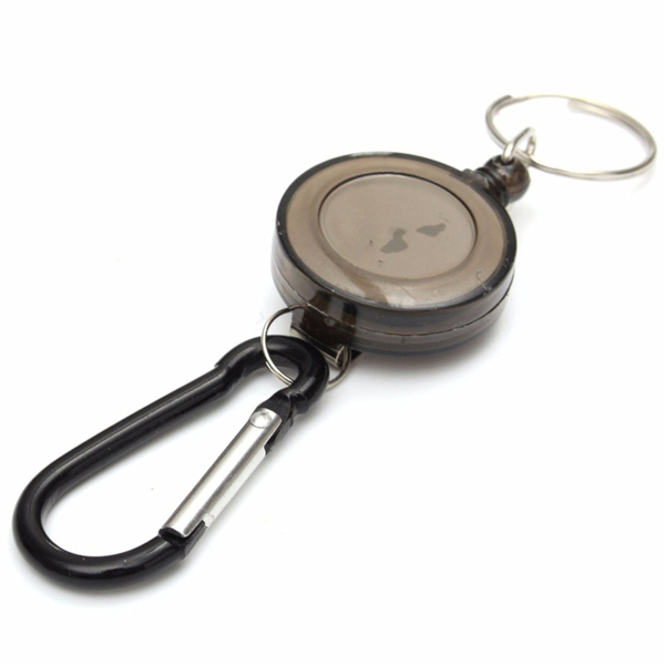 Badge-Reel-Telescopic-Key-Buckle-Carabiner-Recoil-Retractable-Holder-Key-Chain-4-Colors-1158275-3