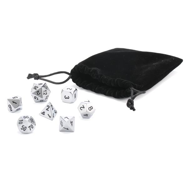 ECUBEE-Antique-Color-Solid-Metal-Polyhedral-Dice-Role-Playing-RPG-7-Dice-Set-With-Bag-1220166-5