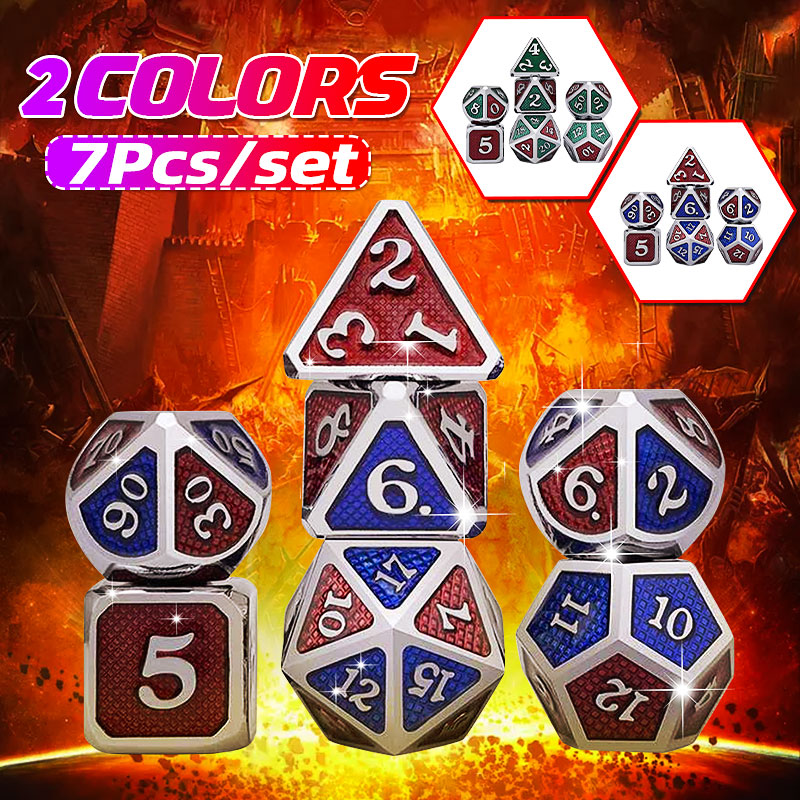 Polyhedral-Dices-Metal-Dice-Set-Role-Playing-Dragon-Table-Game-With-Cloth-Bag-Bar-Party-Game-Dice-1593290-2