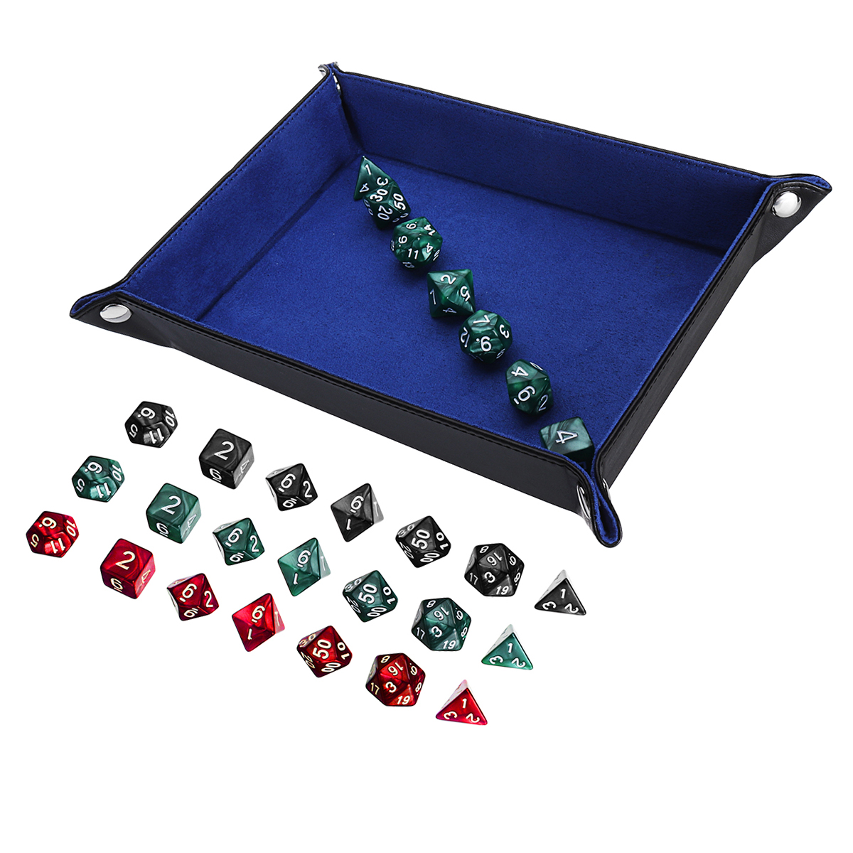 Portable-Fold-Dice-Tray-PU-Leather-with-7-Polyhedral-Dice-for-Tabletop-Dice-Games-1346582-2