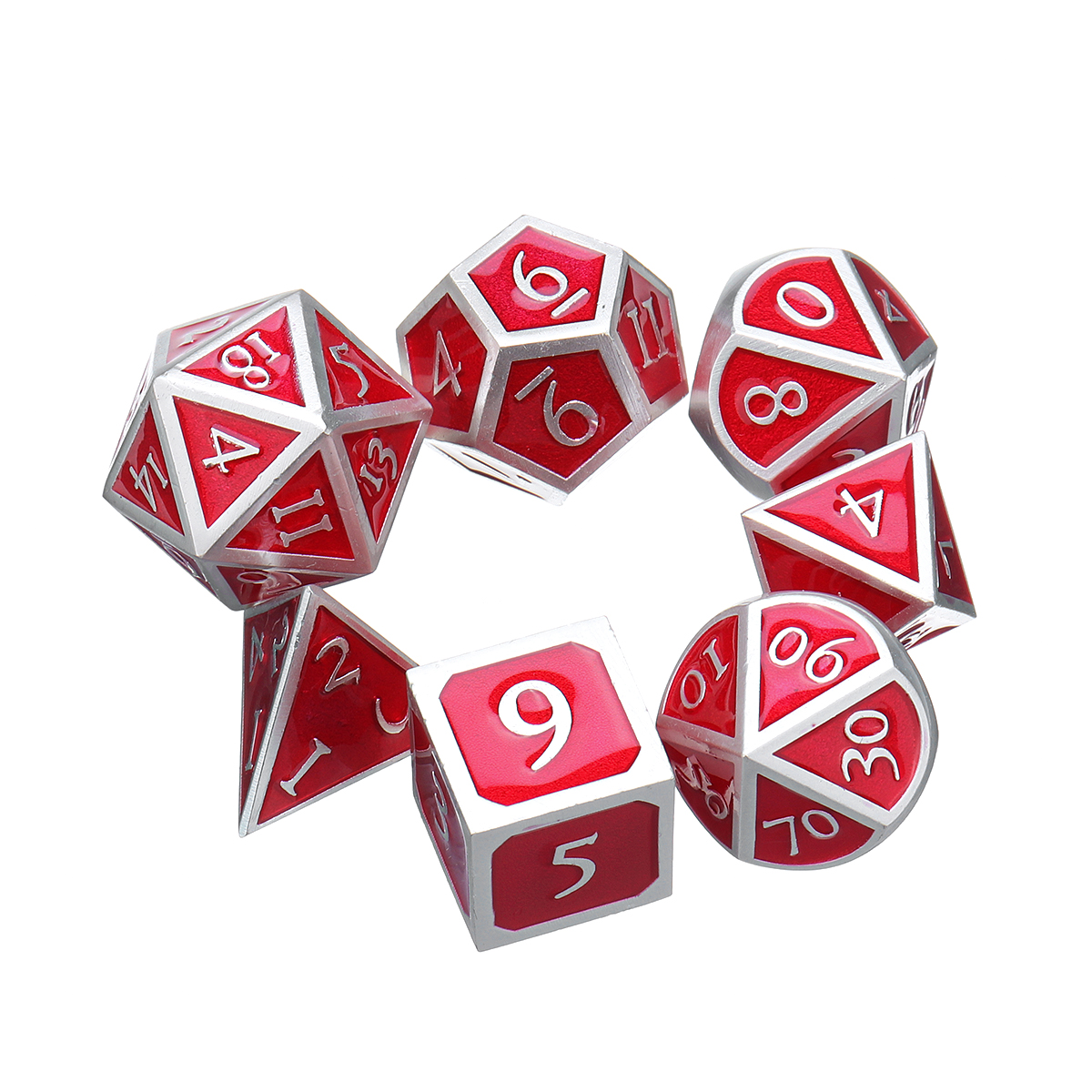 Red-Antique-Color-Solid-Metal-Polyhedral-Dices-Role-Playing-RPG-Gadget-7-Dice-Set-With-Bag-1425967-1