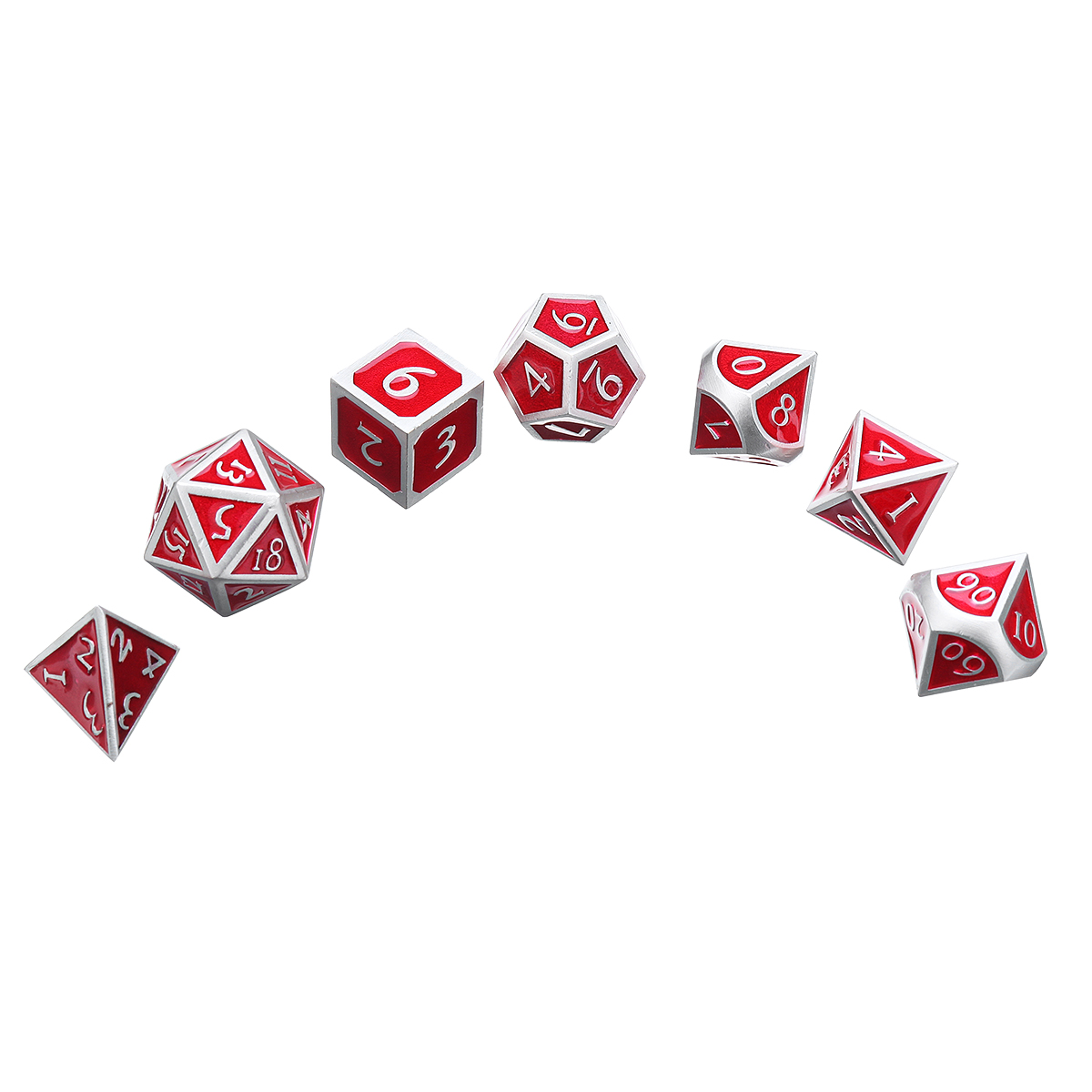 Red-Antique-Color-Solid-Metal-Polyhedral-Dices-Role-Playing-RPG-Gadget-7-Dice-Set-With-Bag-1425967-3
