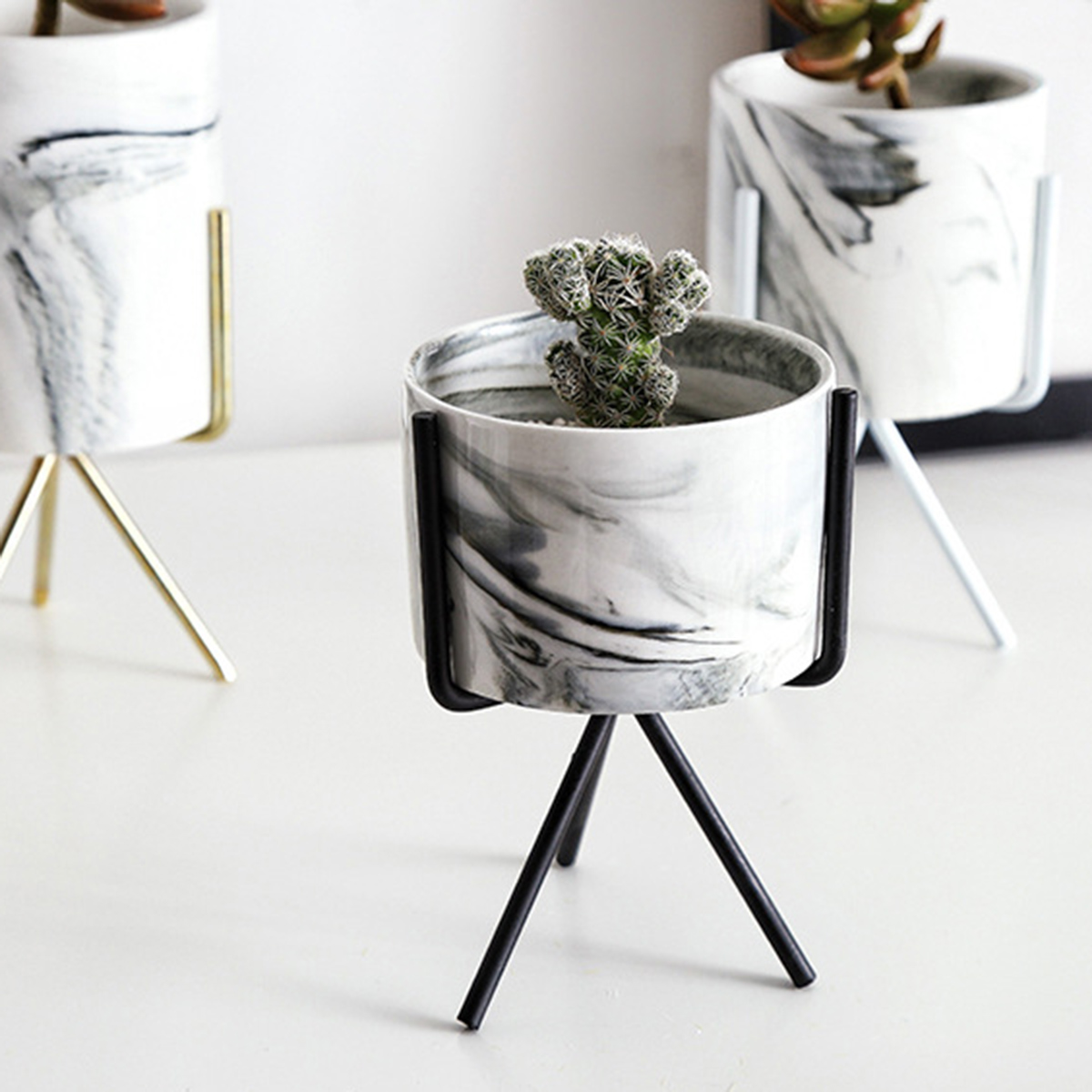 SML-Nordic-Style-Flower-Pot-Iron-Wire-Metal-Rack-Marble-Ceramic-Succulent-Plant-Pot-Cactus-Decoratio-1549980-7