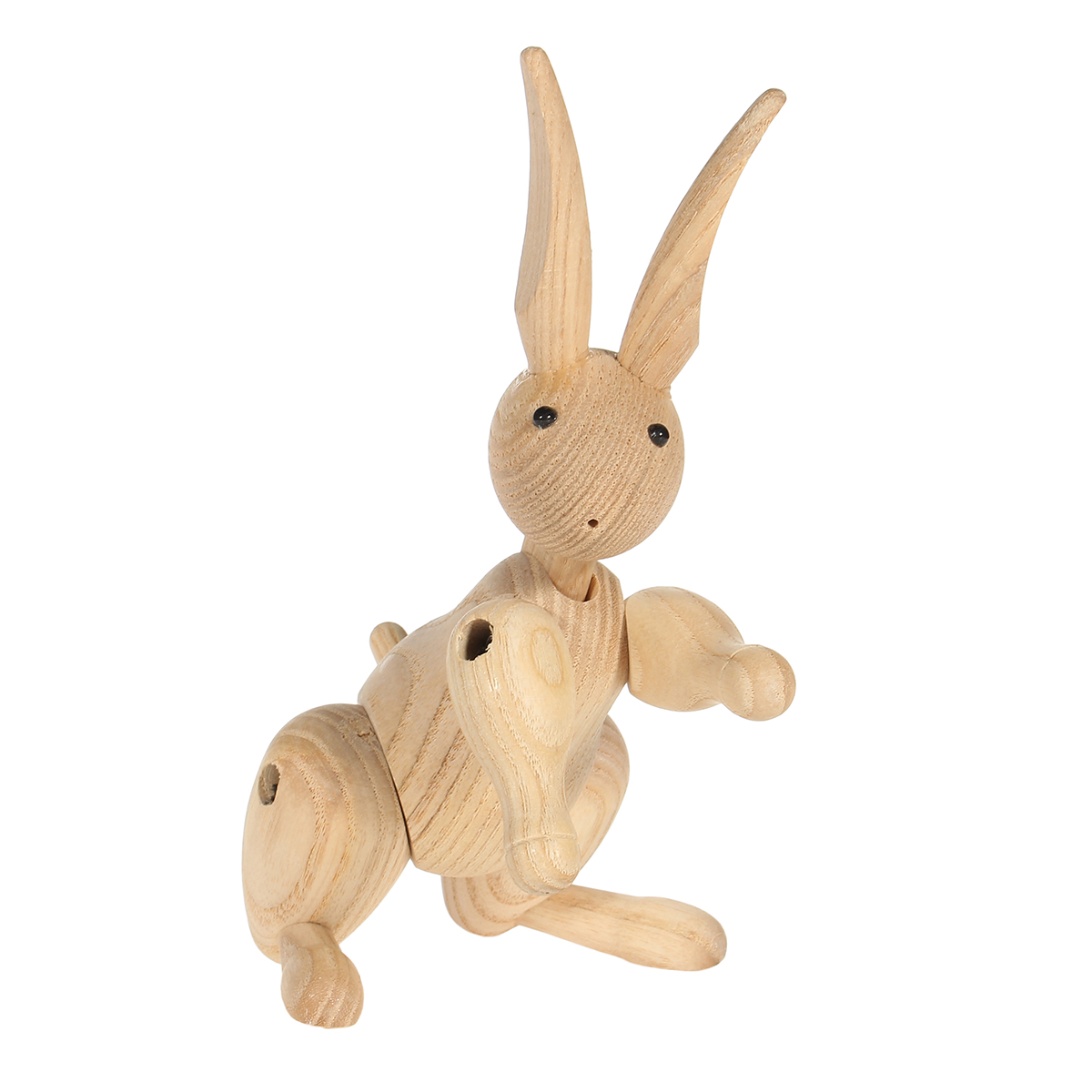 Wood-Carving-Miss-Rabbit-Figurines-Joints-Puppets-Animal-Art-Home-Decoration-Crafts-1241724-5