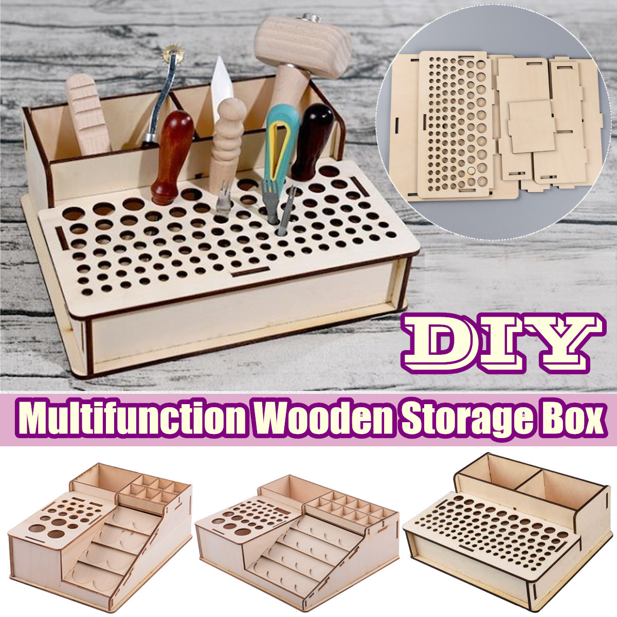 Wooden-Pigment-Paint-Bottles-Rack-Organizer-Epoxy-Tool-Storage-Model-Box-1584030-2
