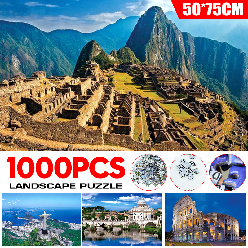 1000-Pieces-Puzzles-World-Noctilucent-Landscape-Puzzle-DIY-Gift-for-Kids-Adults-1708188-1