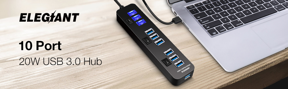 ELEGIANT-10-Ports-USB30-HUB-Adapter-Charger-Fast-Charging-for-iPhone-12-Pro-Max-for-Samsung-Galaxy-S-1391322-1