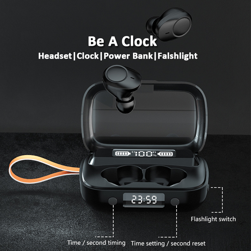 A13-TWS-Wireless-Earbuds-bluetooth-50-Waterproof-Digital-Display-In-ear-Earphone-Flashlight-with-Por-1714895-9