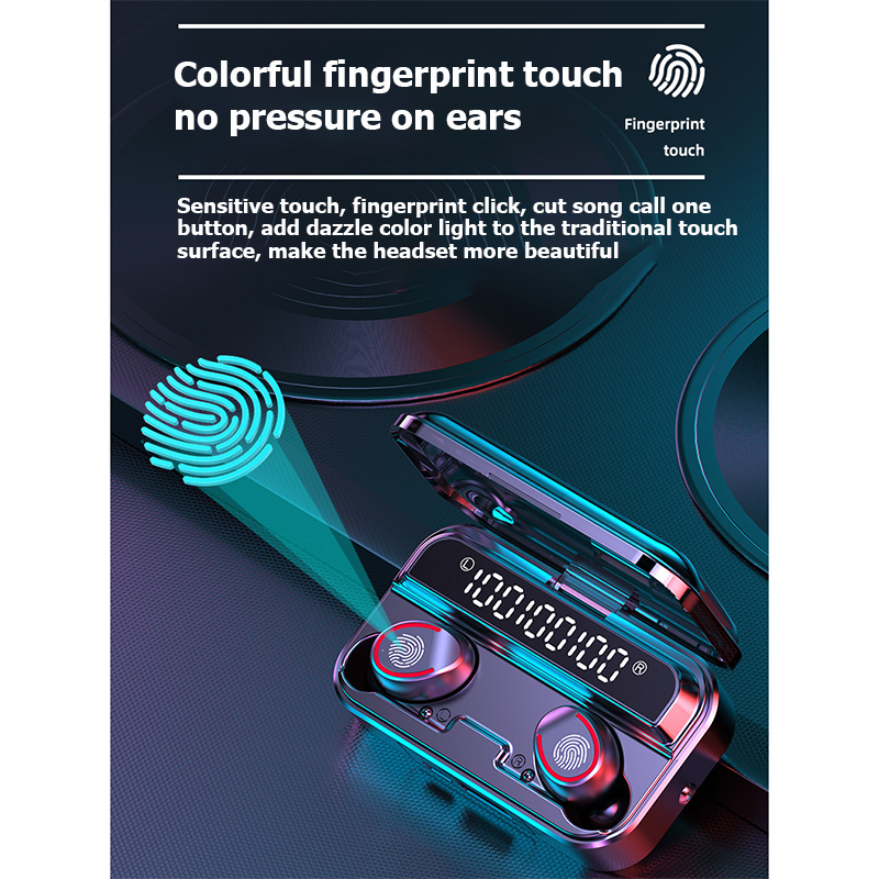 Bakeey-F9-3-bluetooth-51-Headset-TWS-Wireless-LED-Display-Flashlight-Waterproof-Earphones-Mini-Earbu-1887278-3