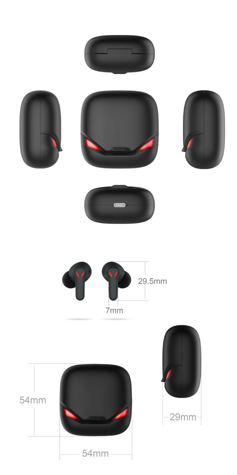 Bakeey-GM18-TWS-bluetooth-Gaming-Earphones-Low-Latency-Headsets-HiFi-Bass-Touch-Control-Headphones-w-1907274-13