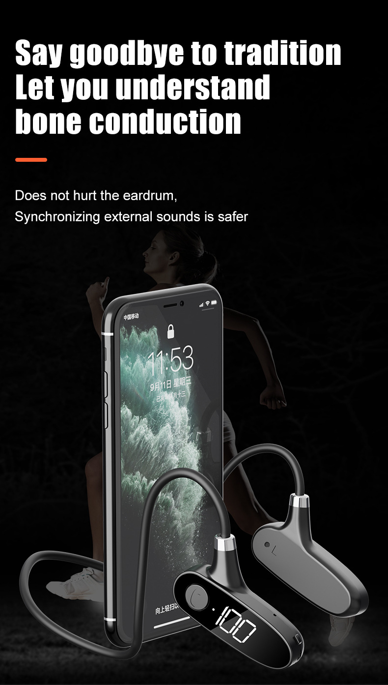 Bakeey-H18-Bone-Conduction-bluetooth-52-Headphones-Led-Display-Neckband-Ear-Hook-Noise-Reduction-IPX-1930929-7