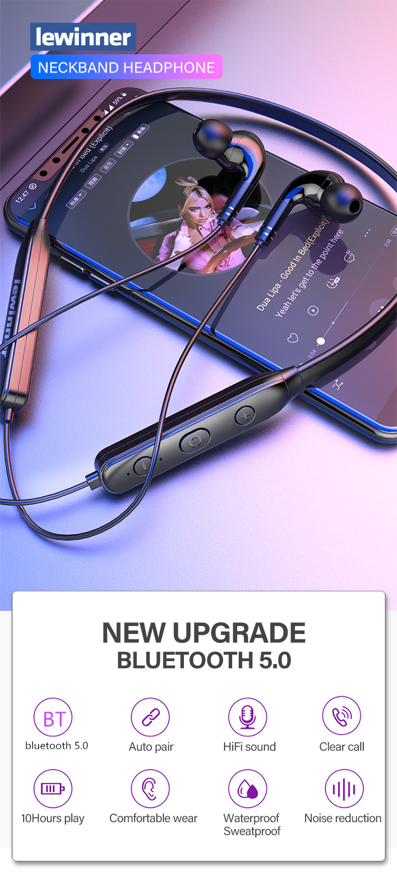 Bakeey-H3000-Wireless-Neck-Headphones-bluetooth-50-Reduction-Hanging-Earphones-Earbuds-Sport-MP3-Ste-1864771-1