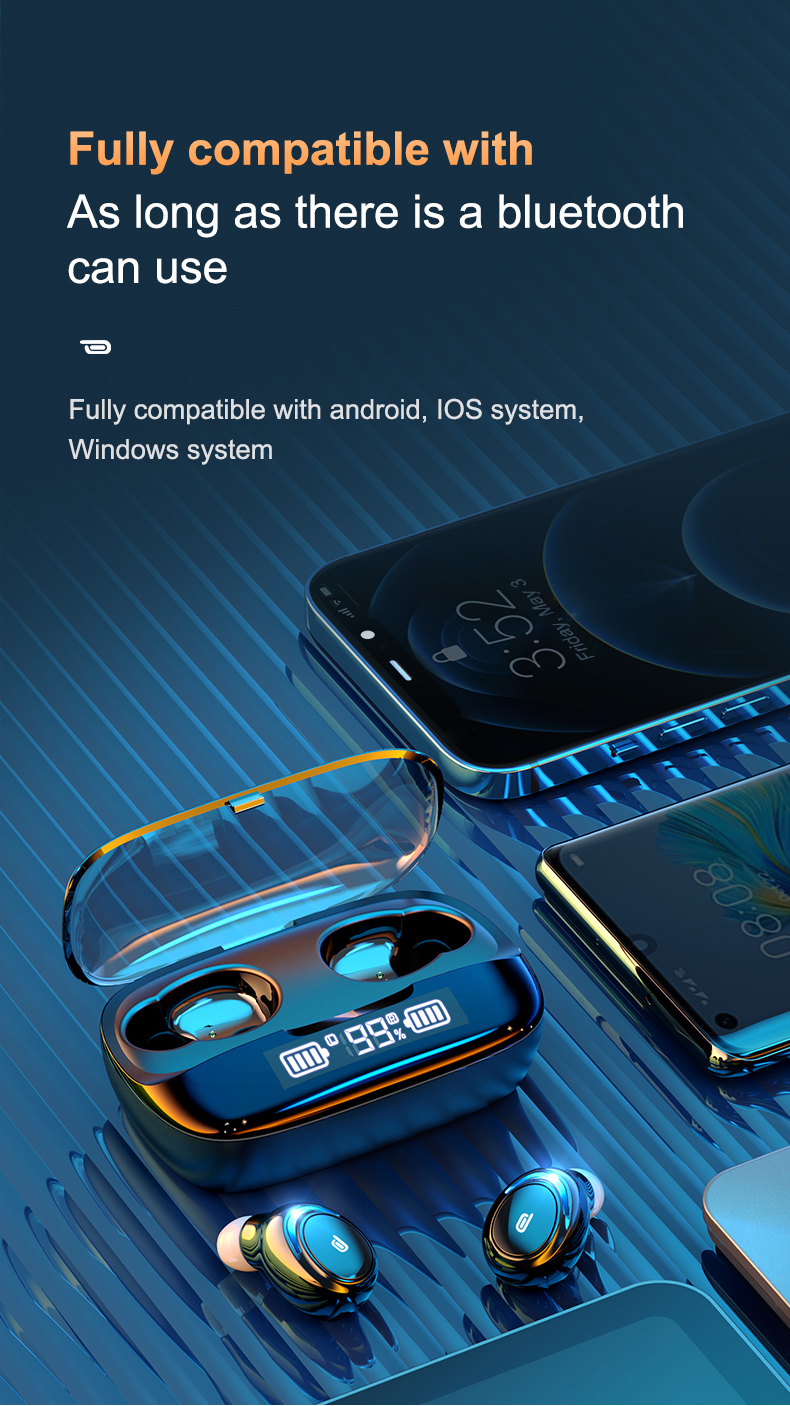 Bakeey-M-U8-TWS-Earphone-Wireless-bluetooth-50-Headset-Stereo-Bass-CVC80-Noise-Reduction-Headphones--1800540-13