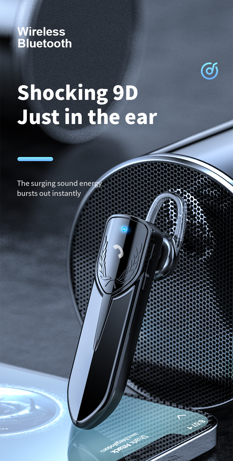 Bakeey-M81-Wireless-Headphones-Ear-Hook-Headset-bluetooth-52-Noise-Reduction-Single-Headset-Earbuds--1896825-1