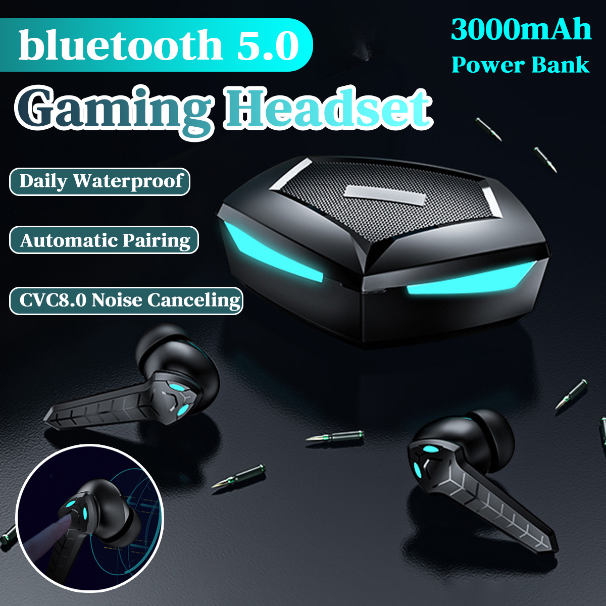 Bakeey-P36-bluetooth-Gaming-Earbuds-Headsets-Low-Latency-Wireless-Headset-with-3000mAh-Charging-Box-1866291-1