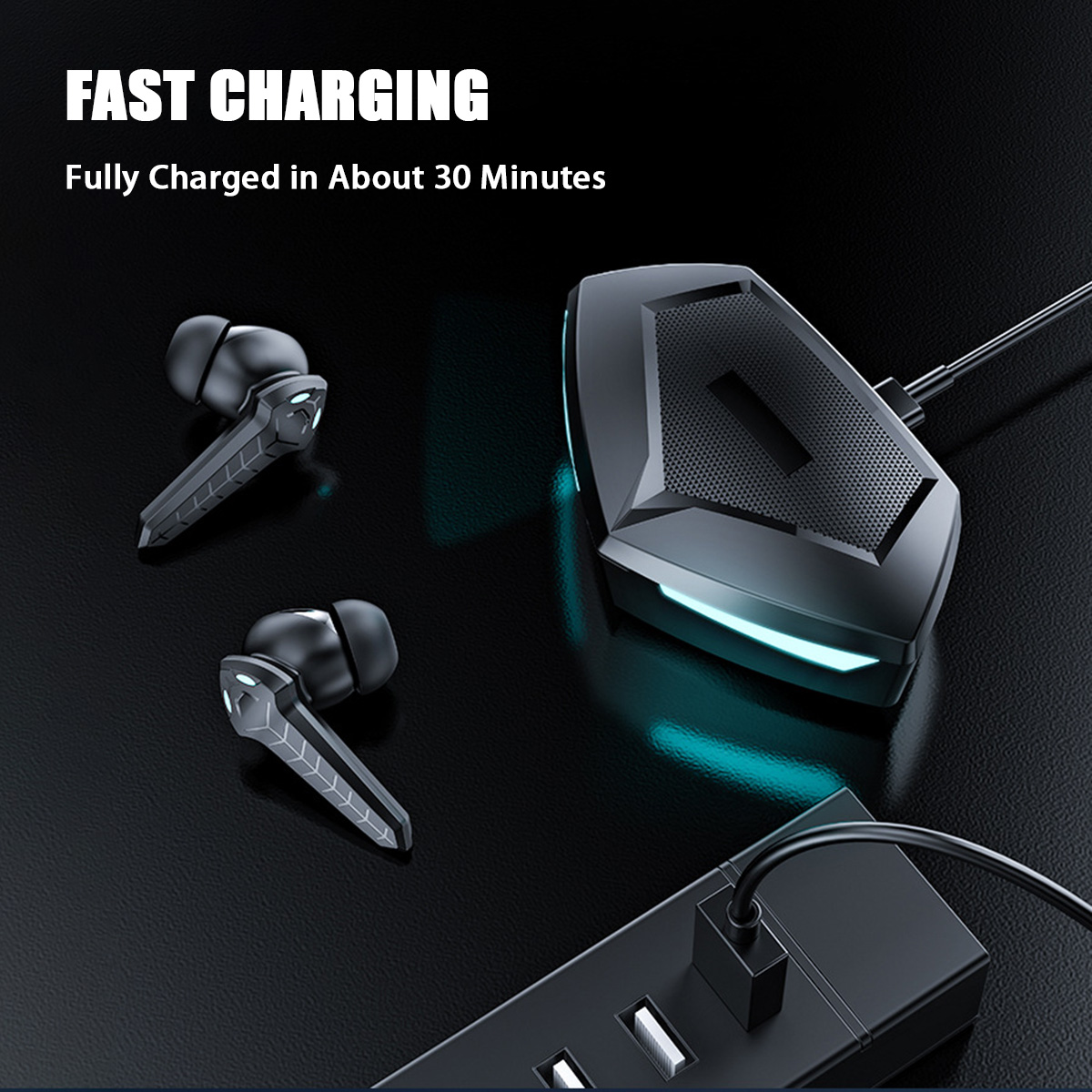 Bakeey-P36-bluetooth-Gaming-Earbuds-Headsets-Low-Latency-Wireless-Headset-with-3000mAh-Charging-Box-1866291-6