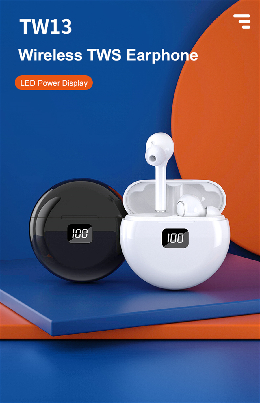 Bakeey-TW13-TWS-Earphones-Wireless-bluetooth-Headphones-HIFI-Stereo-Noise-Reduction-LED-Display-Smar-1819658-1