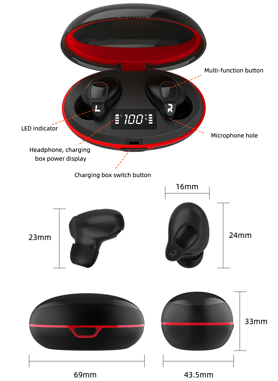 Bakeey-V1-TWS-bluetooth-Earphone-Gaming-Headphone-LED-Digital-Display-Sport-Fashion-HD-Stereo-Noise--1672279-8