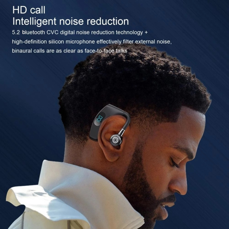 Bakeey-V12-Business-Earphone-Data-Display-Battery-Mounted-Ear-Mounted-bluetooth-52-Headset-Fashion-E-1868622-4