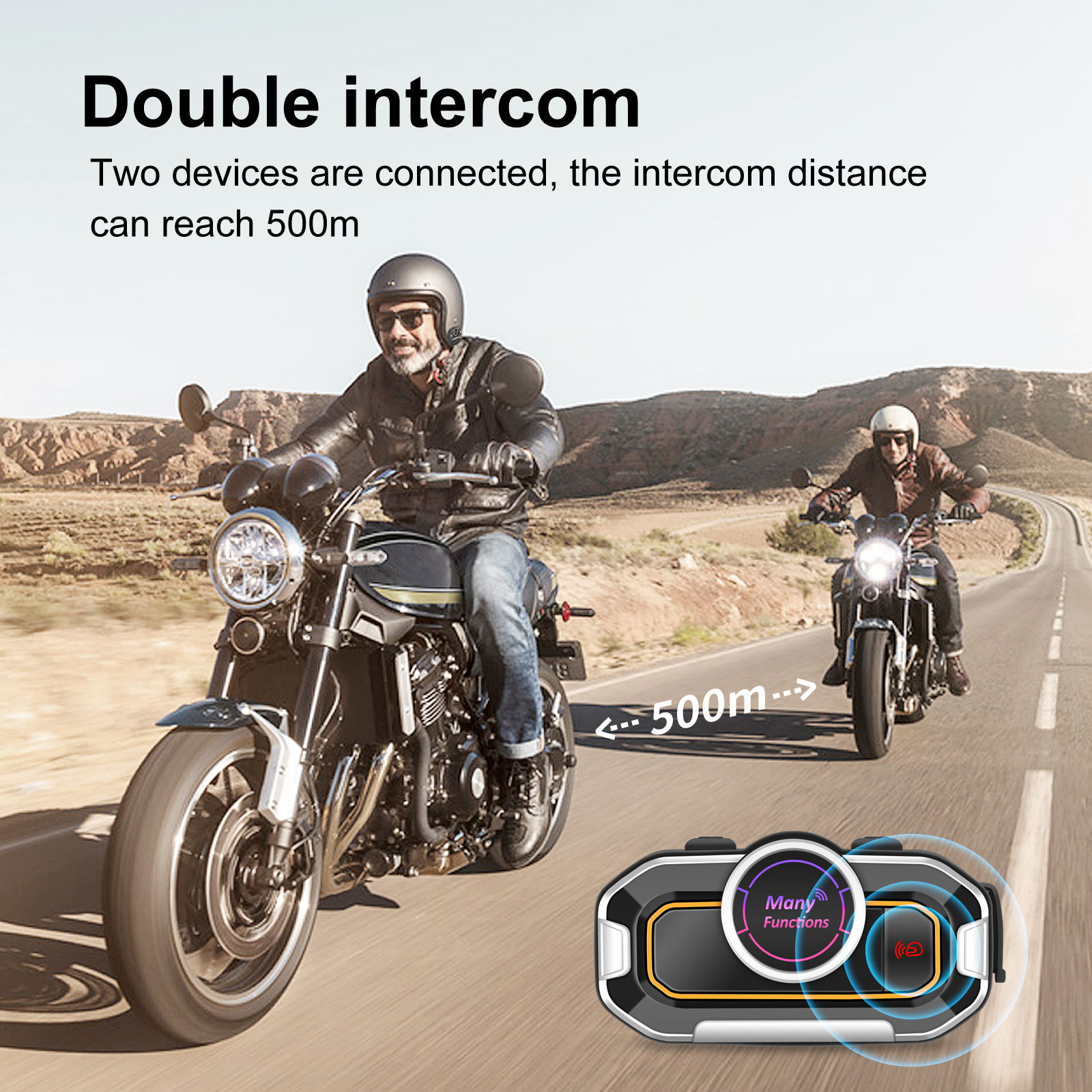 Bakeey-V9-Pro-Motorcycle-Helmet-Headset-bluetooth-V50--EDR-Intercom-FM-Radio-Waterproof-Auto-Answer--1901199-3