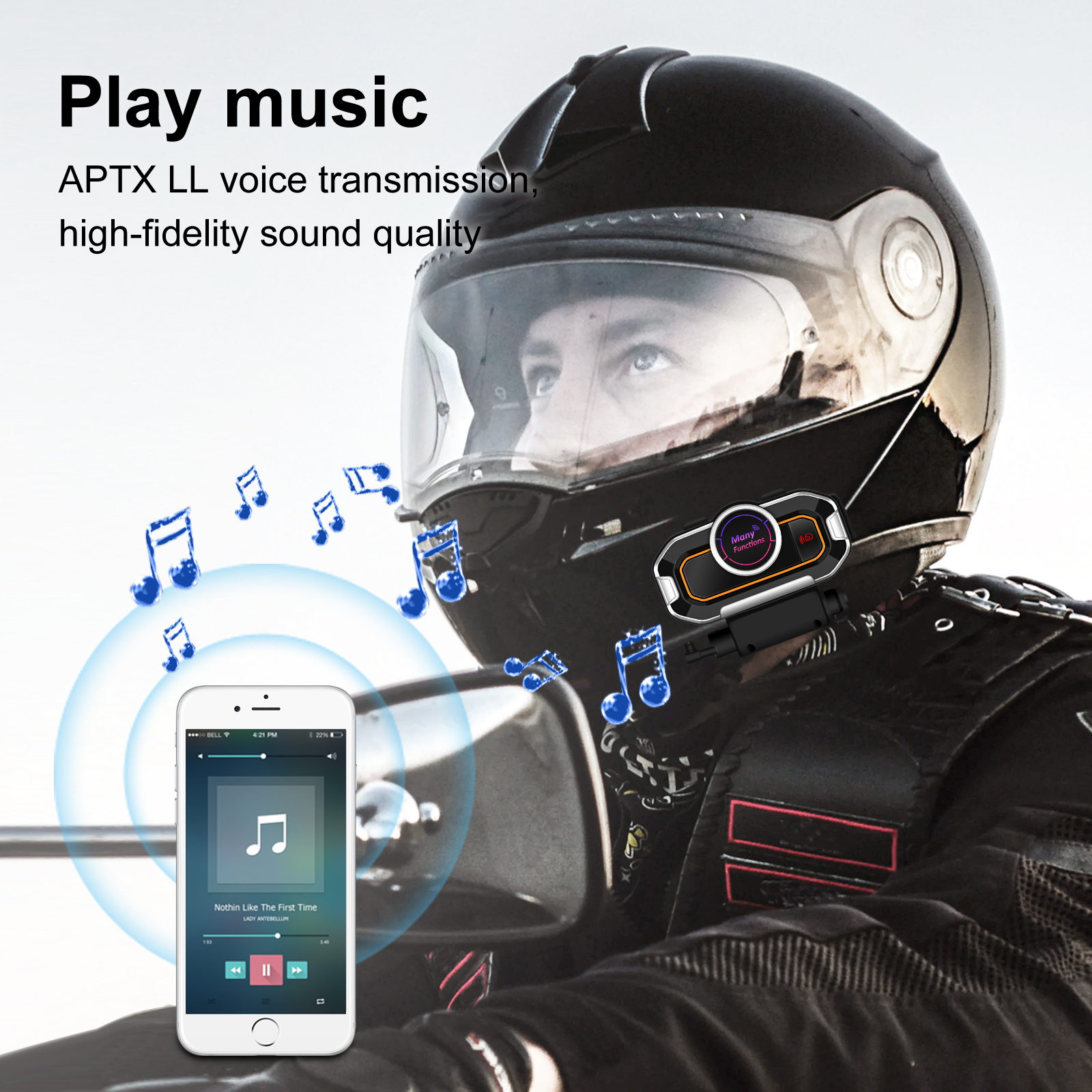 Bakeey-V9-Pro-Motorcycle-Helmet-Headset-bluetooth-V50--EDR-Intercom-FM-Radio-Waterproof-Auto-Answer--1901199-4