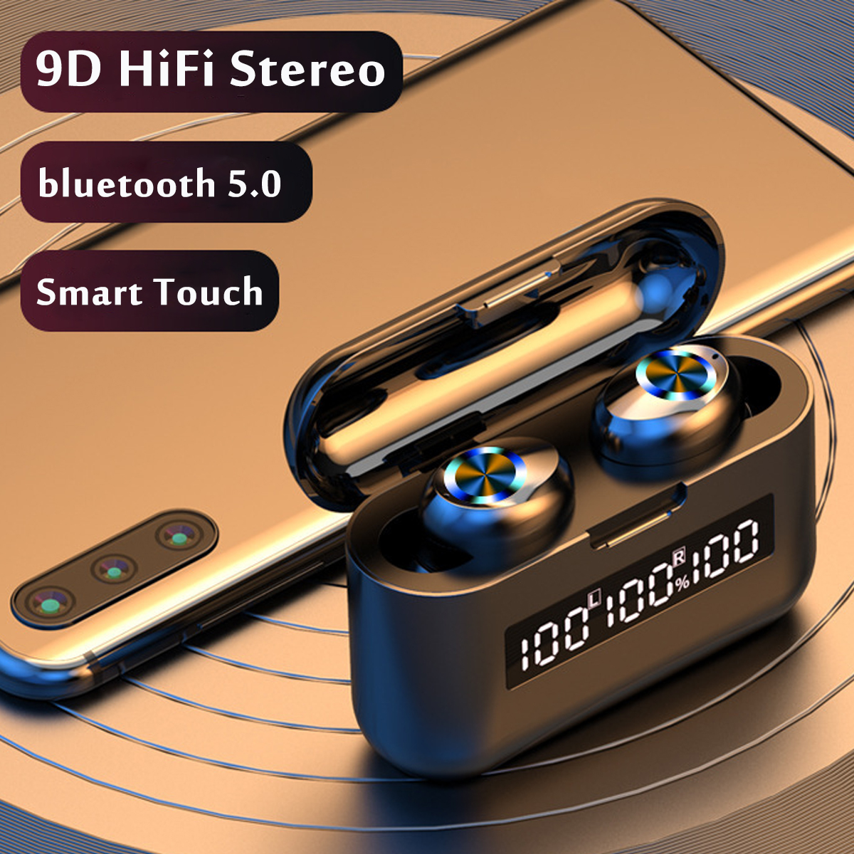 Bakeey-X35-9D-Wireless-bluetooth-50-TWS-Earbuds-Headset-Noise-Cancel-LED-Display-Earphone-1866379-1