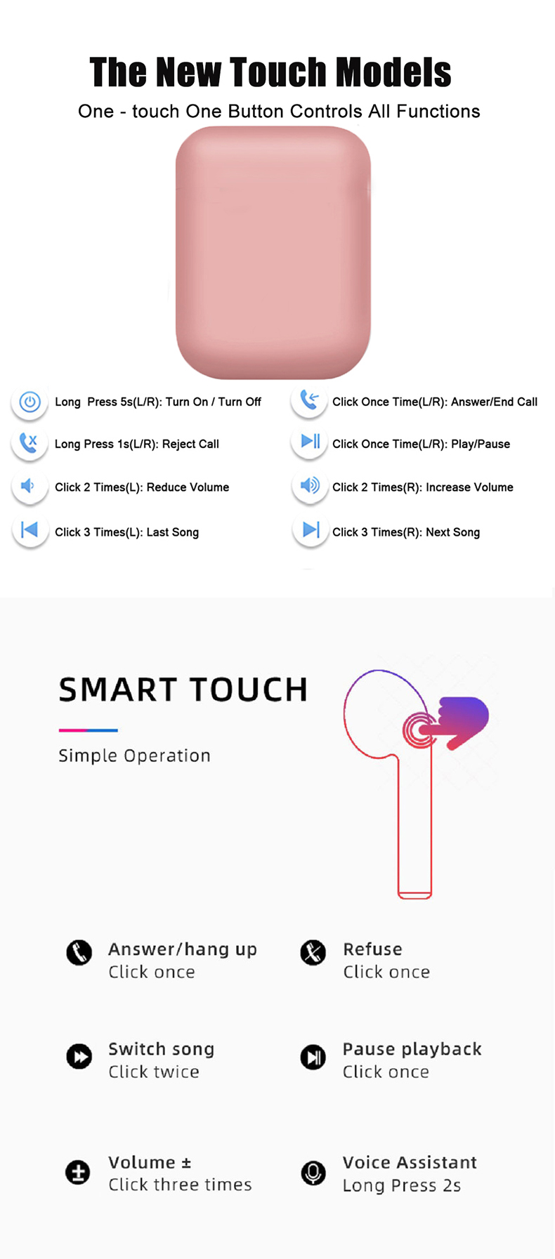 Bakeey-i12-TWS-Wireless-Earphones-bluetooth-50-Earphone-HIFI-Stereo-Headsets-Wireless-Handsfree-Earb-1789215-3
