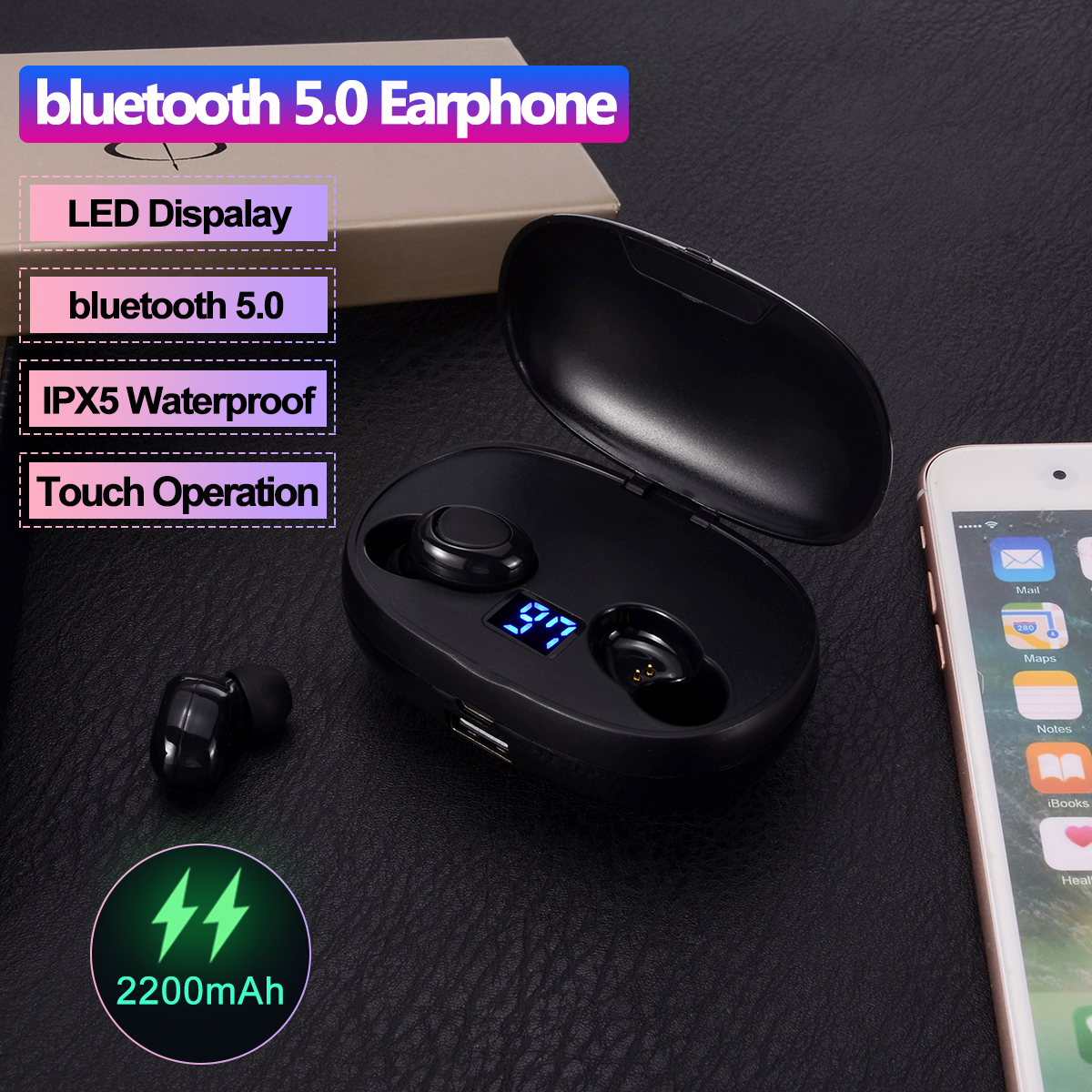Dual-Digital-Display-True-Wireless-Headset-Button-Touch-bluetooth-50-Earphone-with-Portable-Charging-1565020-1