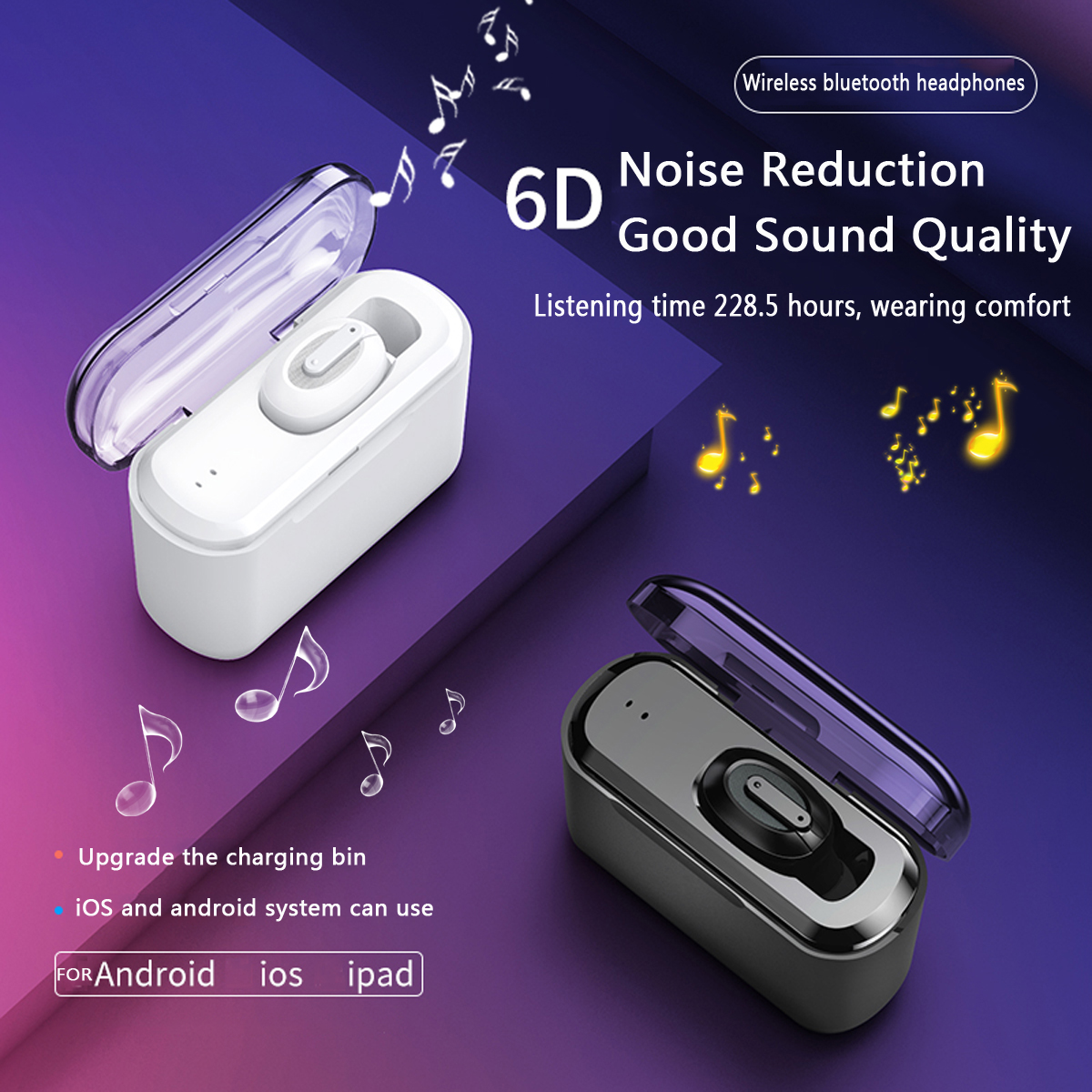 Mini-Portable-Wireless-bluetooth-Earphone-Single-Earbuds-Noise-Cancelling-2200mAh-Power-Bank-Headpho-1457038-2