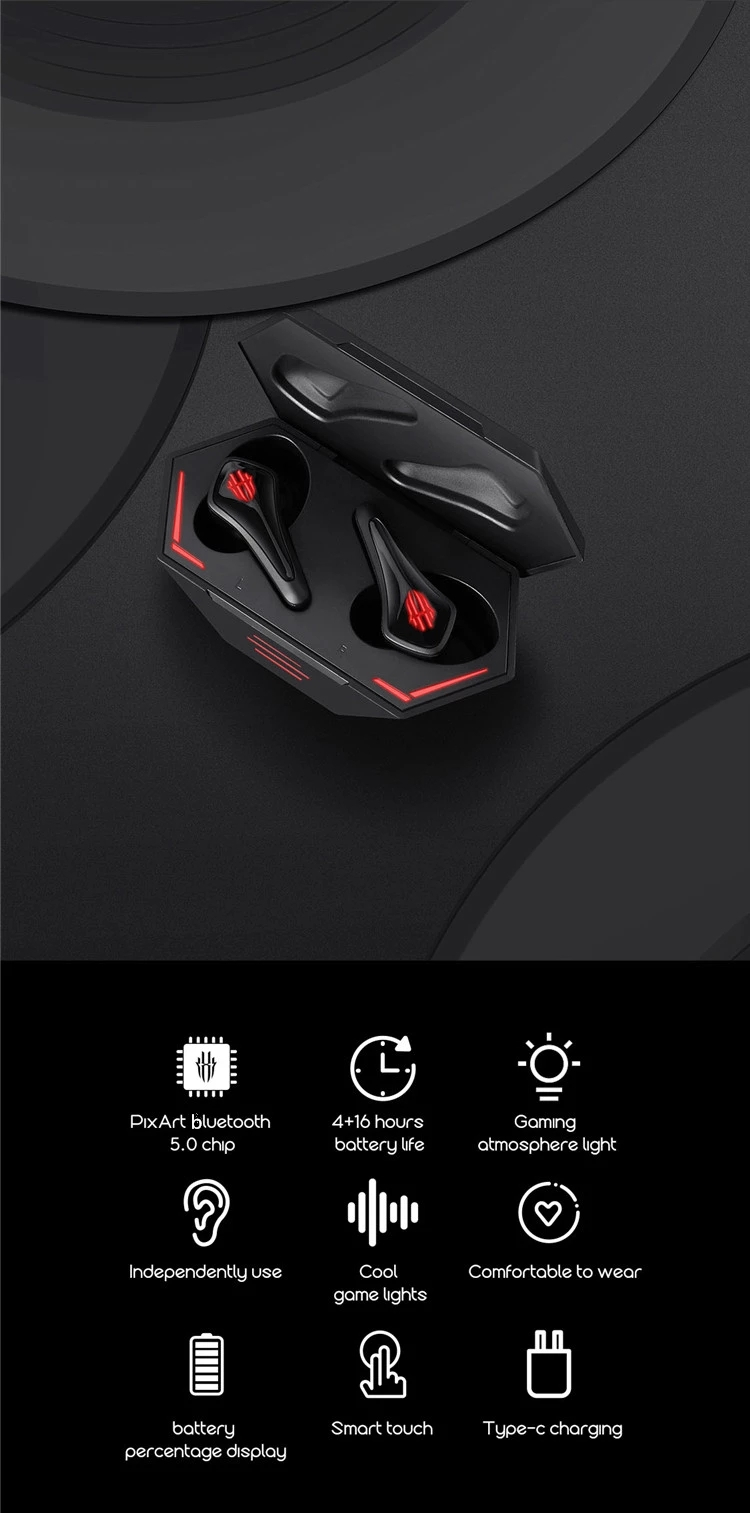 Nubia-RedMagic-TWS-Gaming-Earphones-Wireless-bluetooth-50-Headsets-Cyberpods-4-16-Hours-Battery-Life-1808952-2