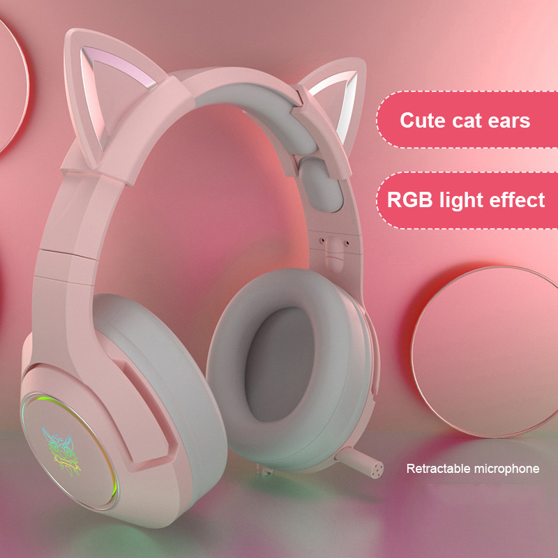 ONIKUMA-Wired-Headphones-Stereo-Dynamic-Drivers-Noise-Reduction-Headset-35MM-RGB-Luminous-Pink-Cat-E-1790678-1