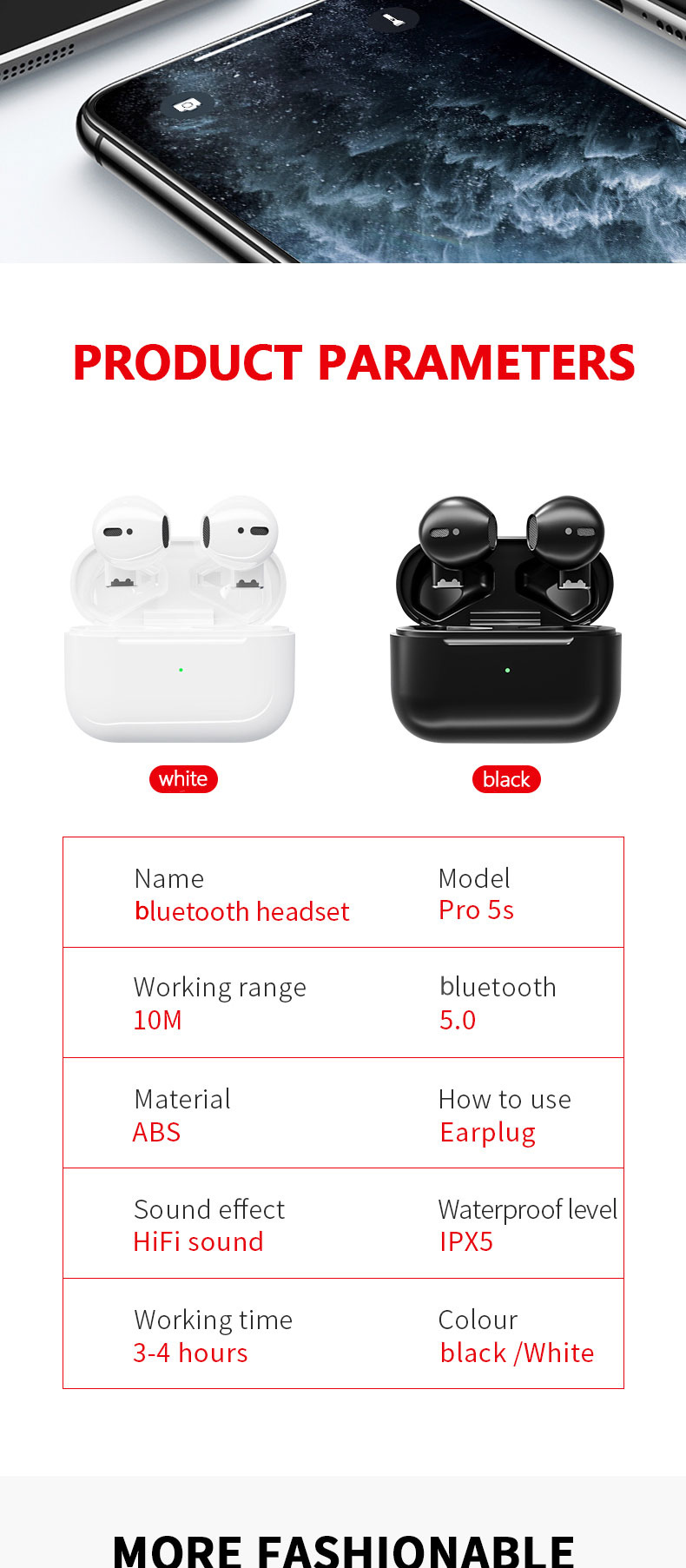 Pro5-Mini-TWS-50-bluetooth-Headset-Gaming-Headset-Wireless-Earbuds-Waterproof-Hands-Free-Calling-In--1889978-6
