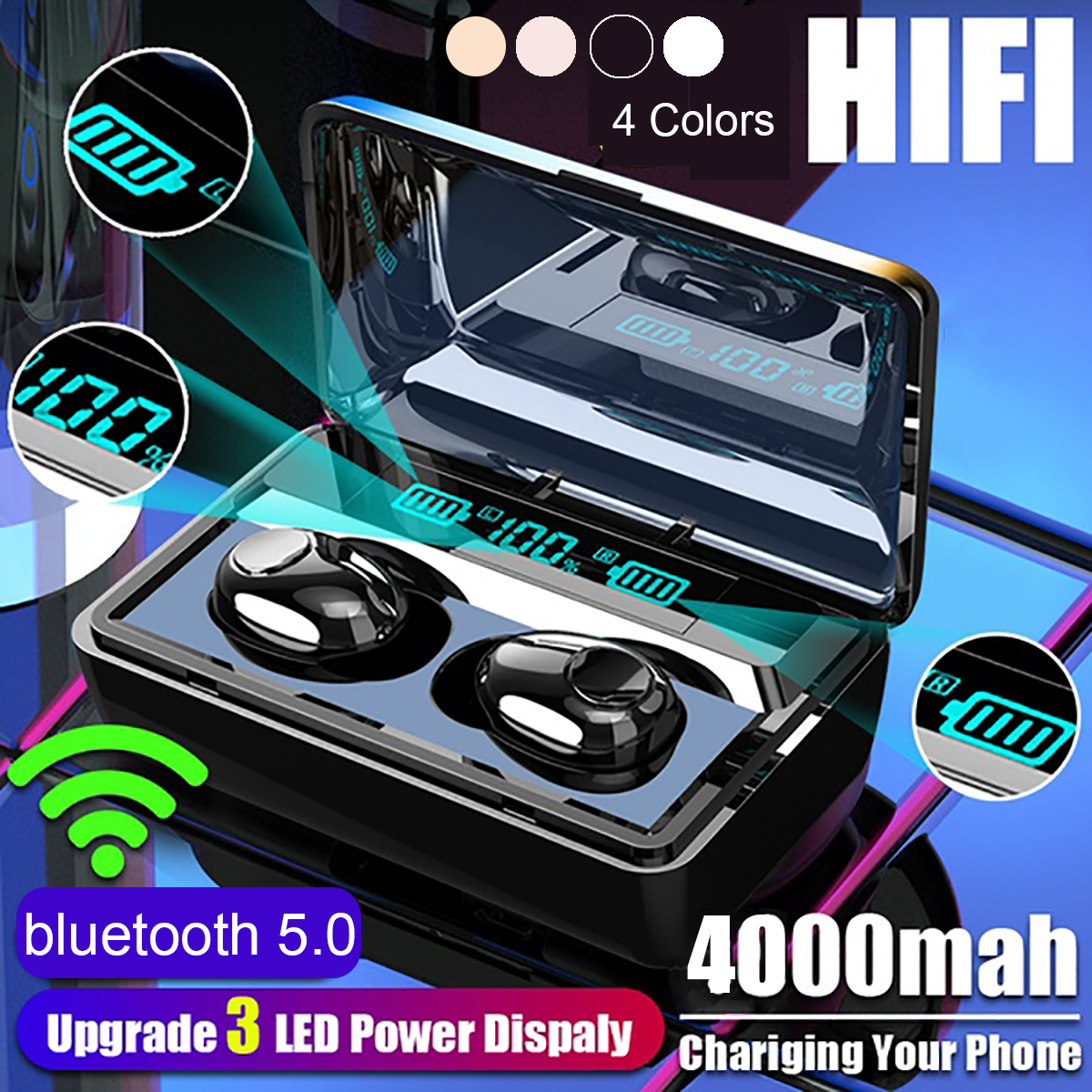T8-TWS-bluetooth-50-Earphone-HiFi-Stereo-Wireless-Earbuds-4000mAh-Power-Bank-Headphone-with-Mic-1606051-1