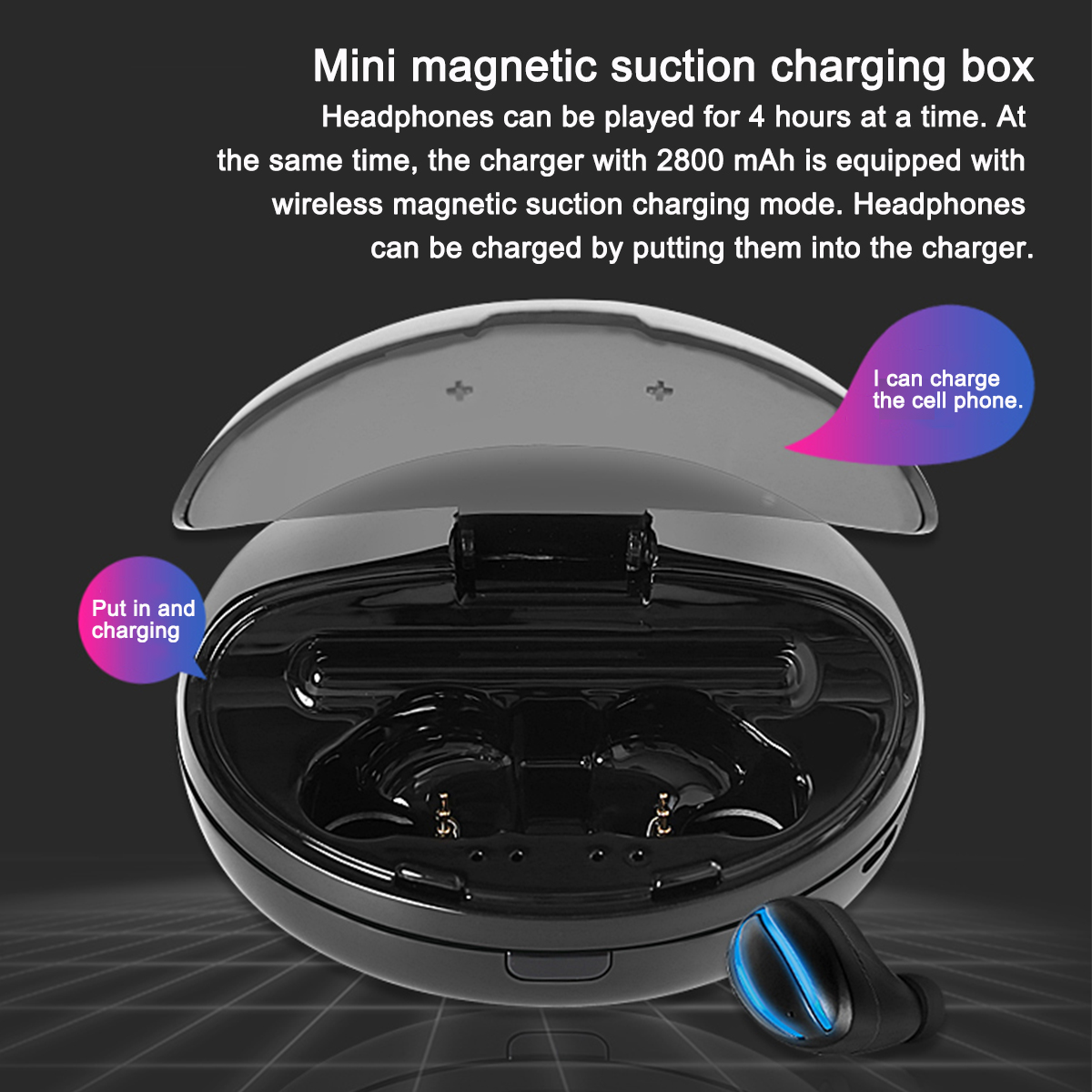 TWS-Wireless-bluetooth-50-Earphone-DSP-Noise-Cancelling-Bilateral-Call-Stereo-2800mAh-Power-Bank-Hea-1458406-5