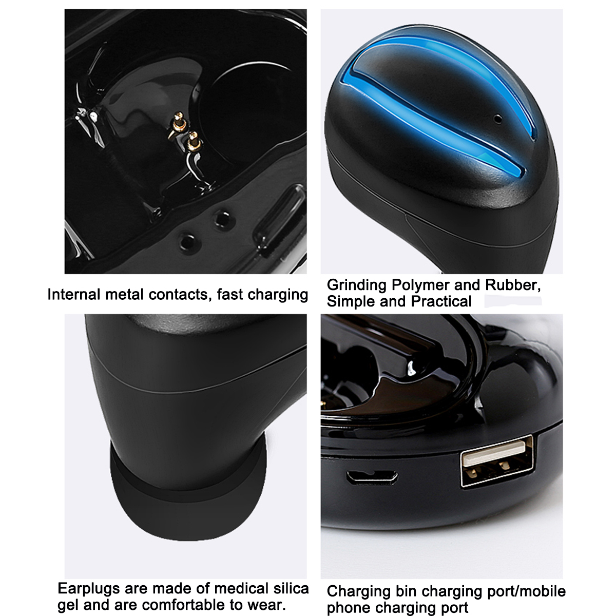 TWS-Wireless-bluetooth-50-Earphone-DSP-Noise-Cancelling-Bilateral-Call-Stereo-2800mAh-Power-Bank-Hea-1458406-10