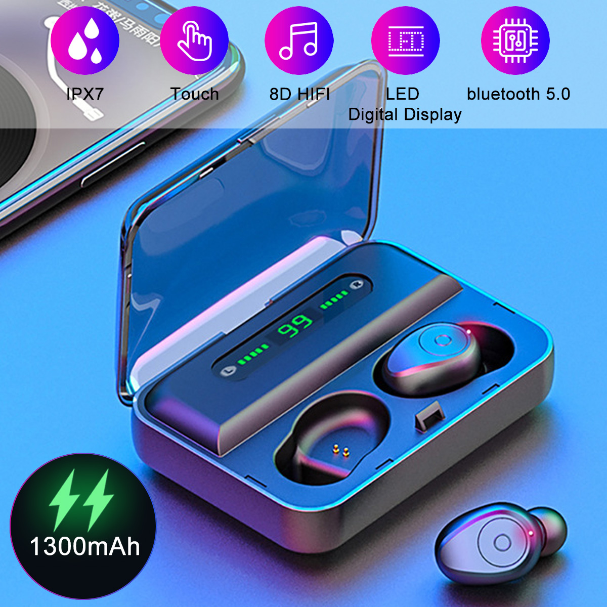 TWS-Wireless-bluetooth-50-Earphone-Dual-LED-Power-Display-1300mAh-Type-C-Charge-IPX7-Waterproof-Head-1535093-1