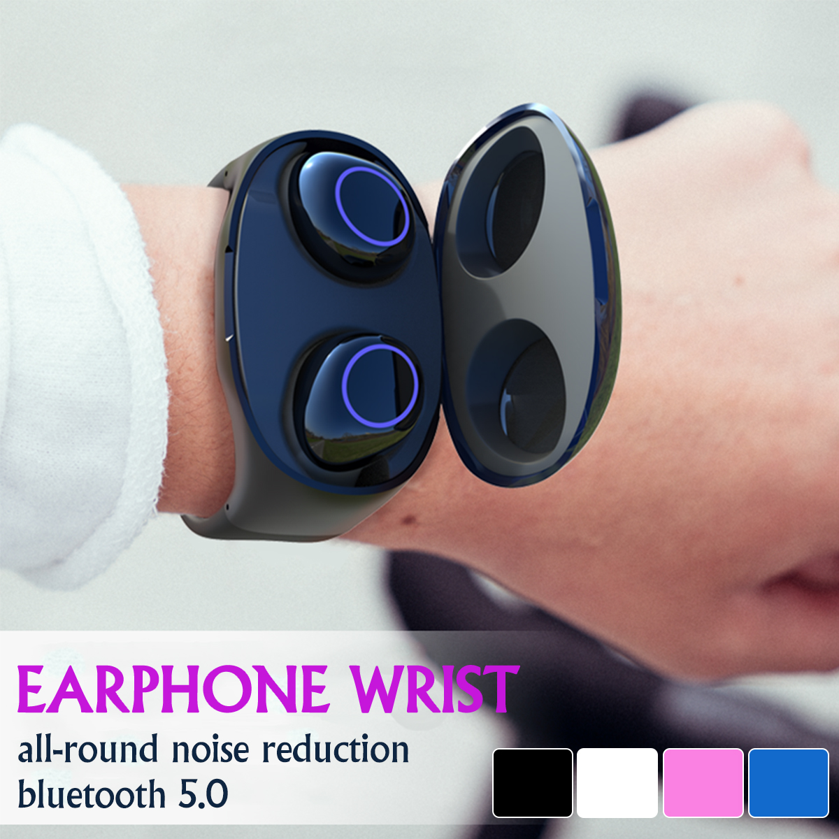 TWS-Wireless-bluetooth-50-Wrist-Earphone-Power-Bank-Smart-Touch-LED-Display-HIFI-Headphone-With-Char-1553620-1
