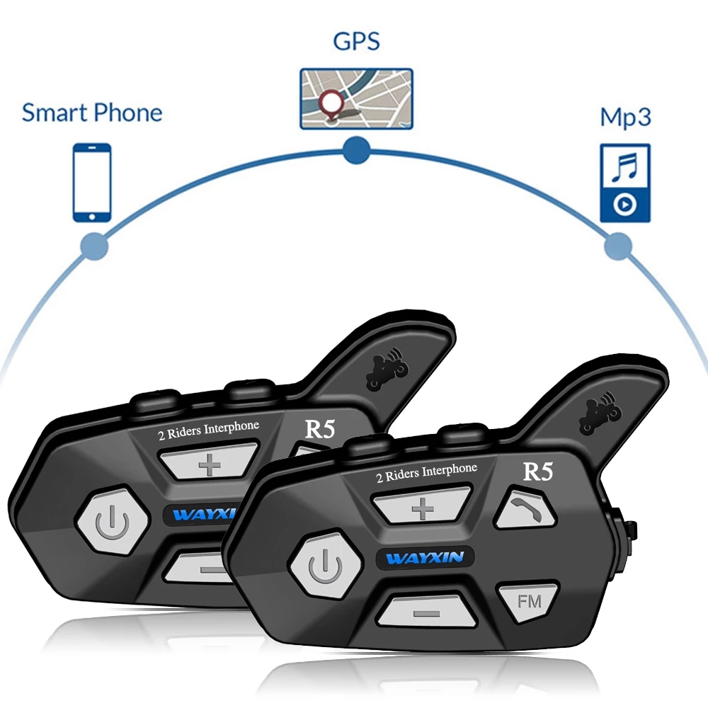 WAYXIN-R5-2pcs-bluetooth-Intercom-2-Rider-FM-Motorcycle-bluetooth-Helmet-Intercom-1000M-MOTO-Interph-1796894-5