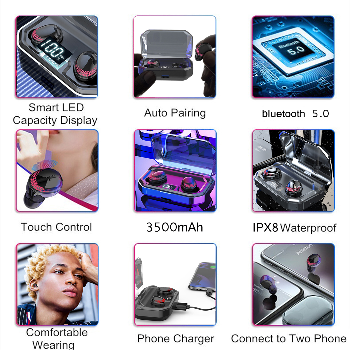 X10-TWS-Wireless-bluetooth-50-Earphone-LED-Power-Display-HiFi-Stereo-CNC-Noise-Cancelling-Earbuds-Sm-1657466-2