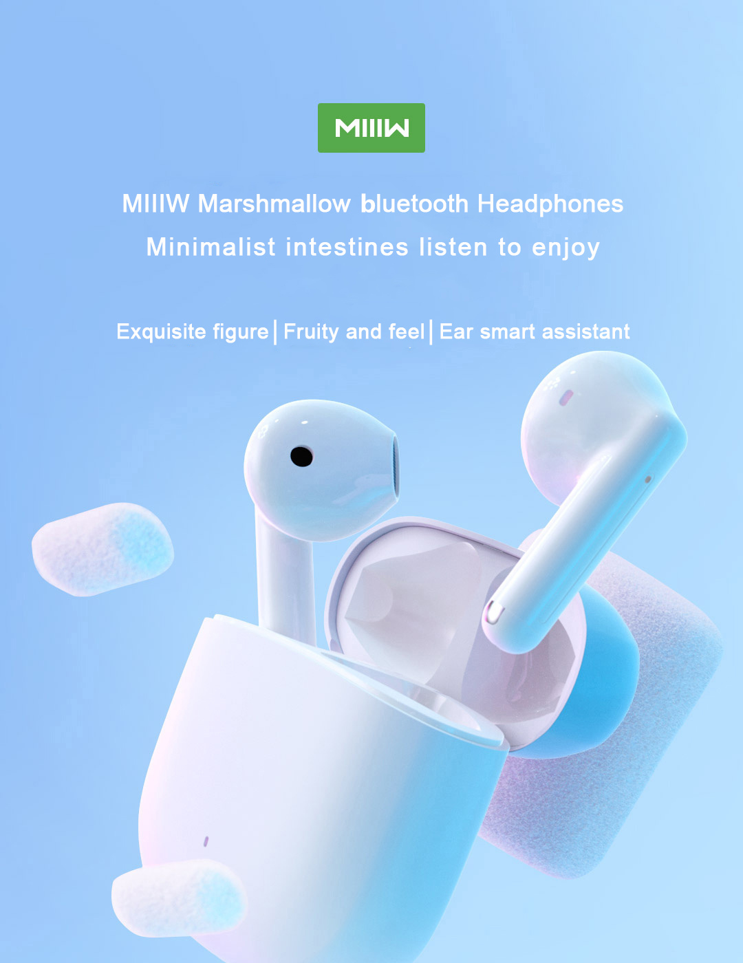 Youpin-MIIIW-MWTW03-TWS-bluetooth-50-Earphones-13mm-Large-Dynamic-Portable-Super-Mini-Wireless-Heads-1905835-1
