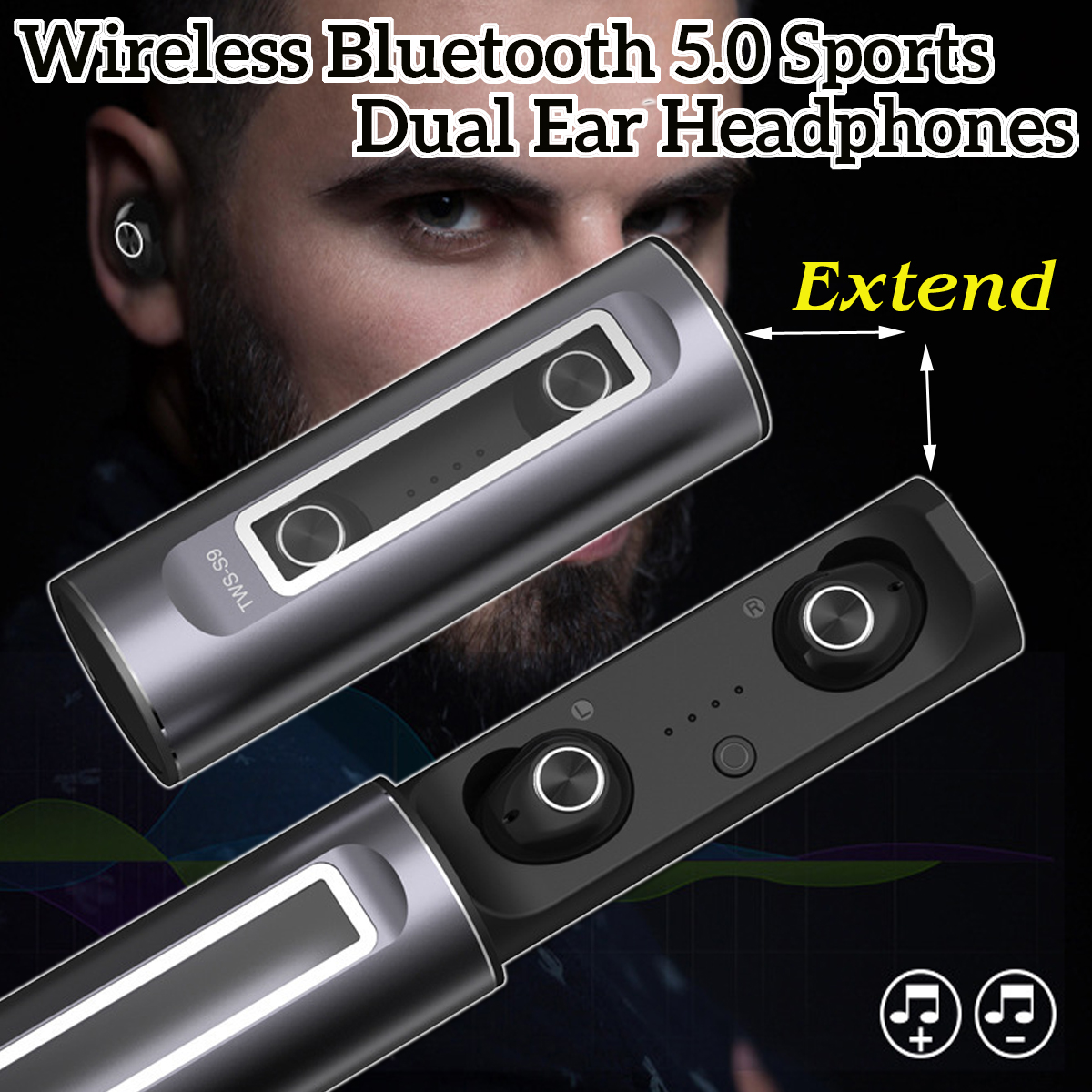 bluetooth-50-TWS-True-Wireless-Earphone-Sports-CVC60-Noise-Cancelling-Dual-Mic-Stereo-Headphones-1397563-1